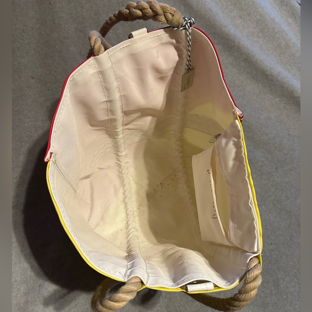 Sea Bags yellow and red md tote - Picture 3 of 5